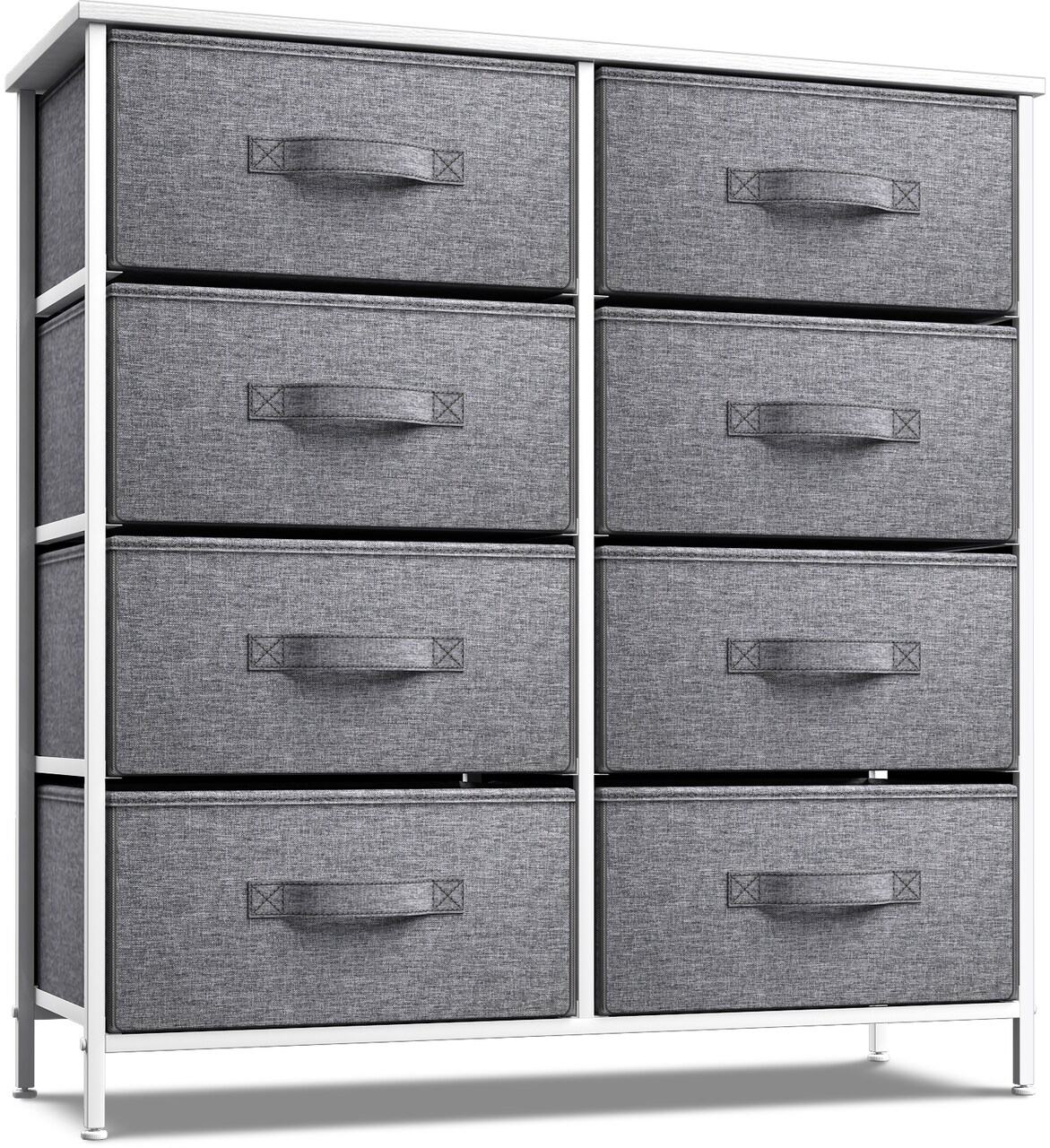 Sorbus Extra Wide Dresser Organizer With 8 Drawers - Large Storage Furniture for Bedroom, Hallway, Living Room, Nursery & Closet